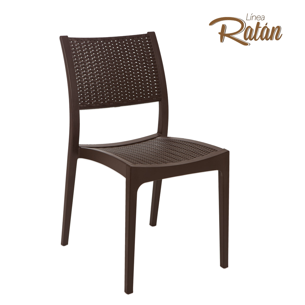 Silla Ratán Sin Brazos